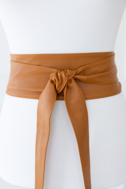 Obi Tie Belt, Cognac - 4K7A5294.jpg