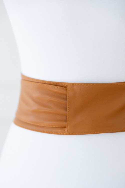 Obi Tie Belt, Cognac - 4K7A5297.jpg