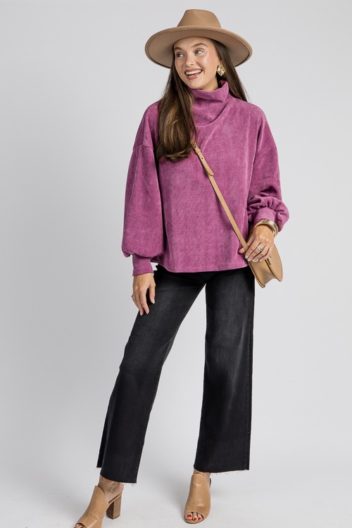 Corded Mock Neck Top, Plum - 4K7A5317.jpg