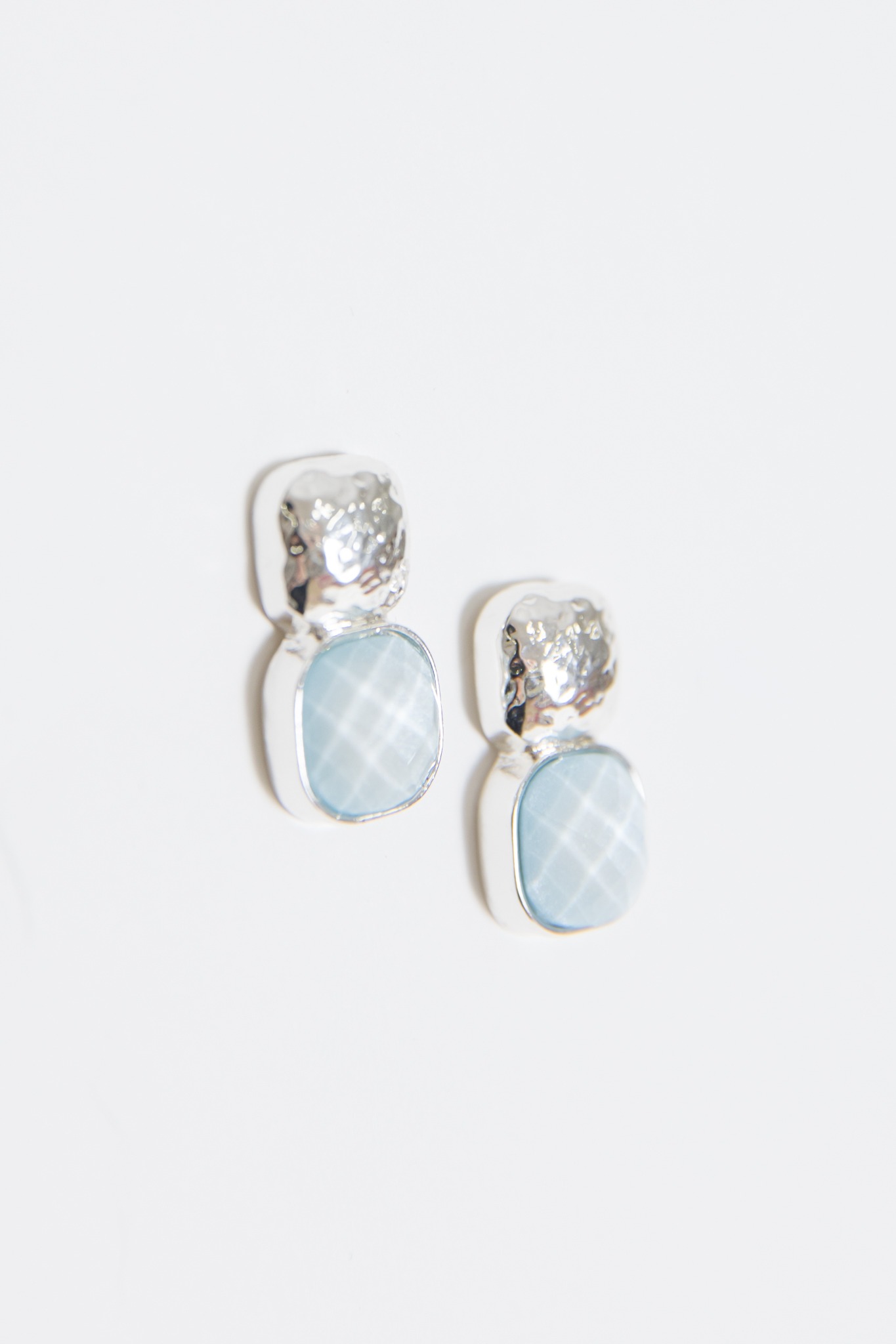 Stone Earrings, Ice Blue - 4K7A5360.jpg