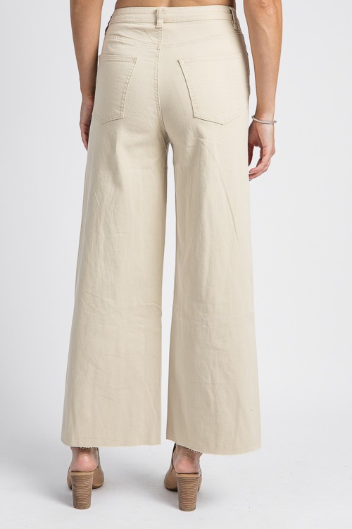 Raw Hem Wide Leg Pants, Khaki - 4K7A5475- (12)H.jpg