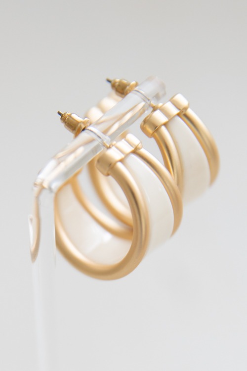 Color Coated Hoop, Ivory