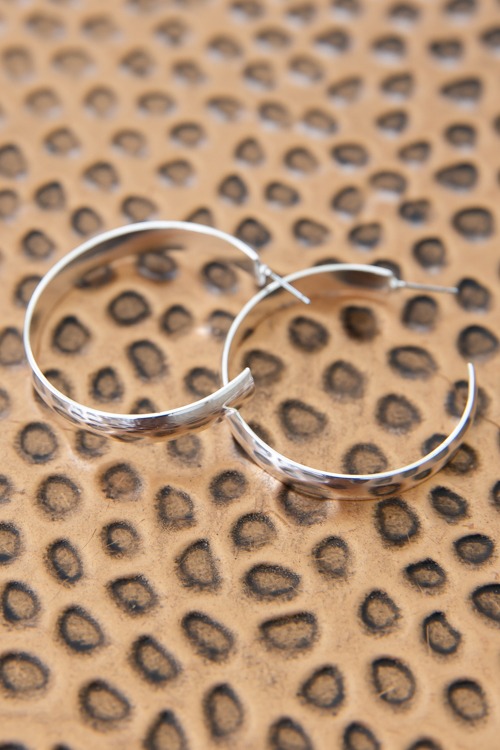 40mm Open Hoops, Silver - 4K7A5585.jpg