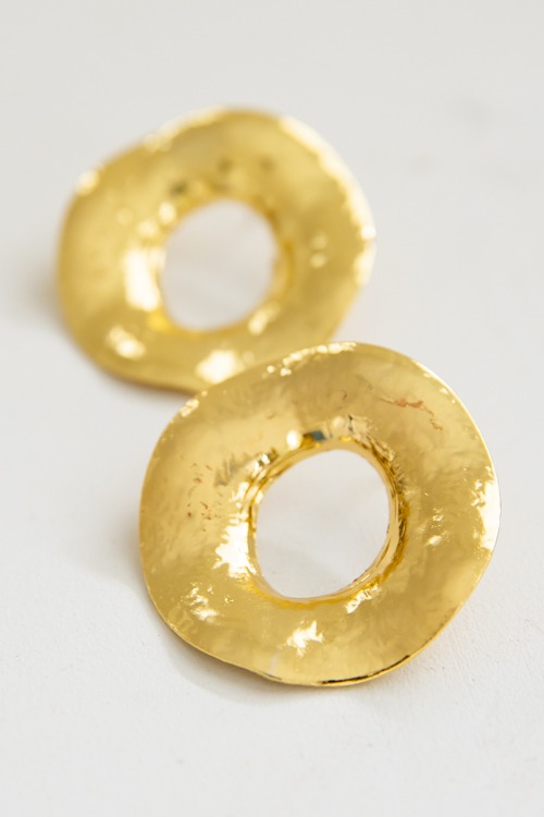 Bold Circle Earrings, Gold - 4K7A5651.jpg