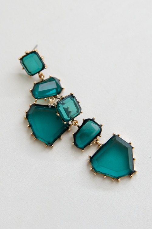 Gemstone Dangle Earring, Green - 4K7A5667.jpg