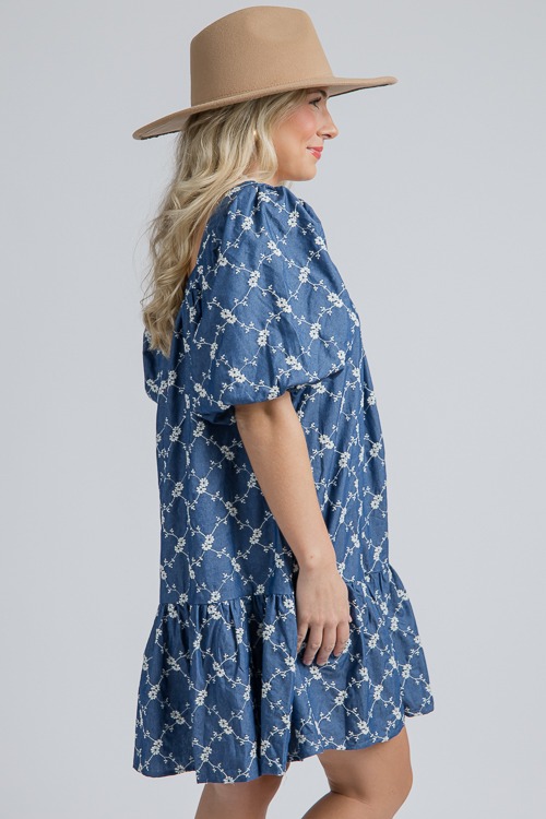 Floral Embroidery Chambray Dress - 4K7A5921.jpg