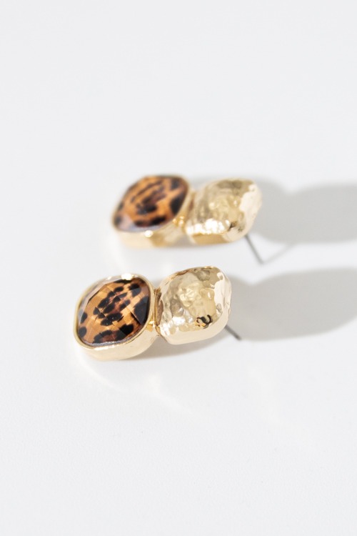 Stone Earring, Leopard - 4K7A6094.jpg