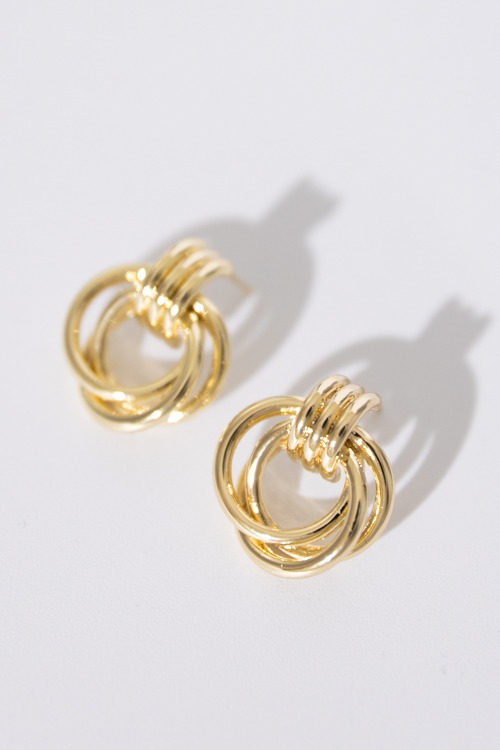 Ariana Door Knocker Earring, Gold - 4K7A6112.jpg