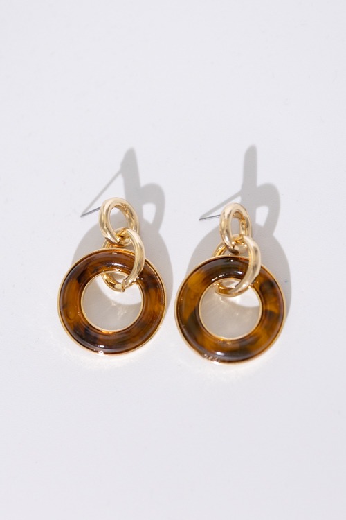Tina Tortoise Earrings