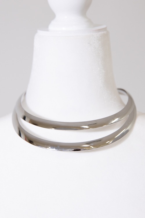 Isabella Necklace, Silver