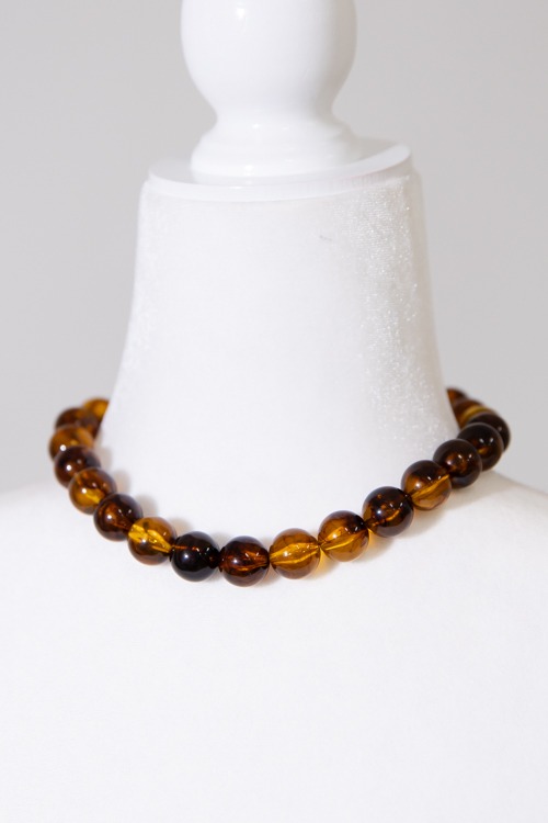 Cher Ball Necklace, Tortoise - 4K7A6155.jpg