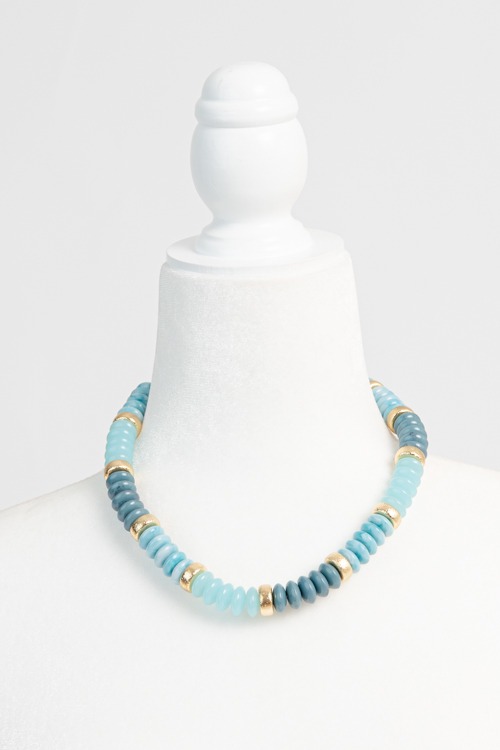 Cleo Beaded Necklace, Turquoise - 4K7A6258.jpg