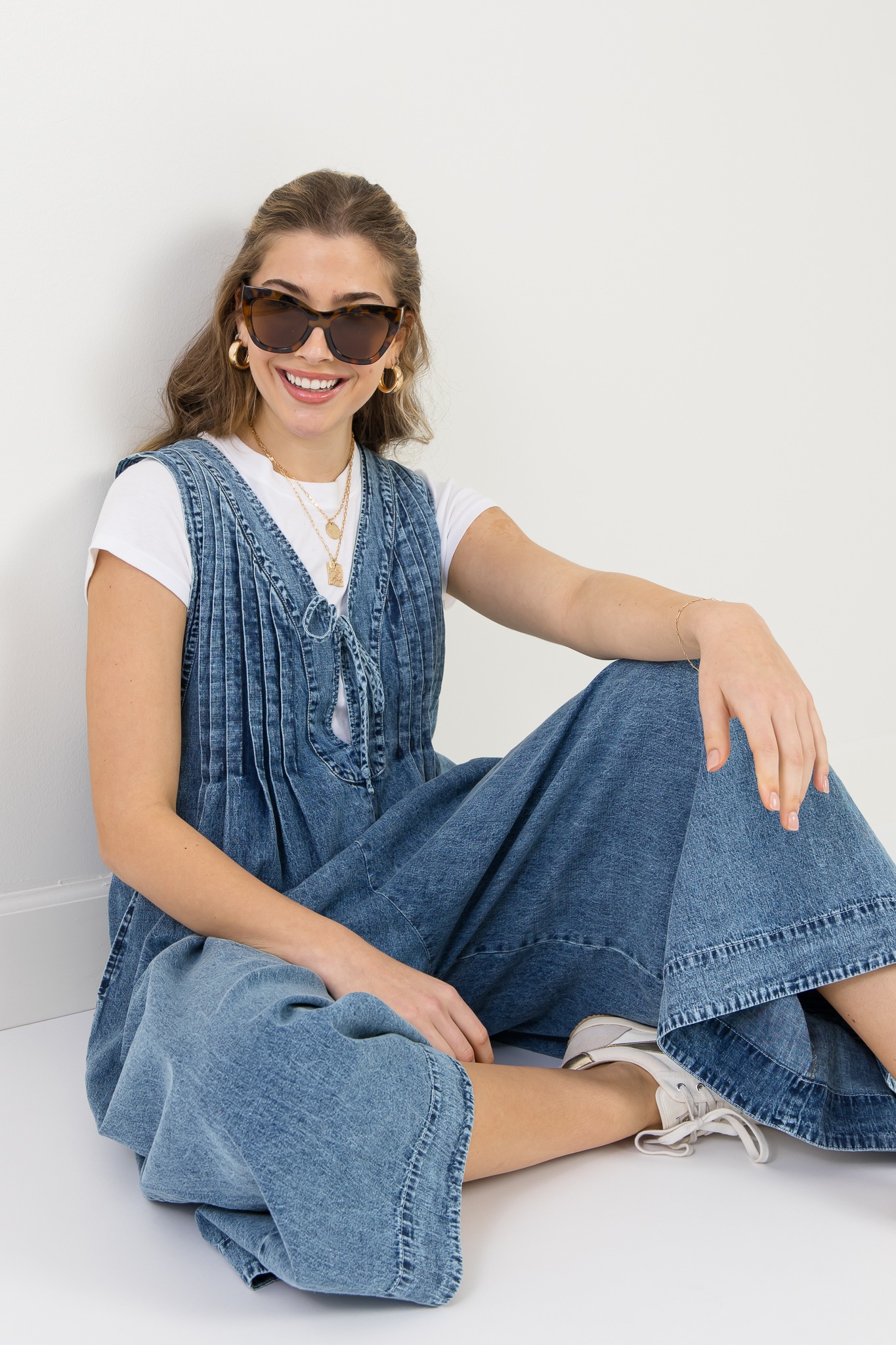 Take It Easy Denim Jumpsuit