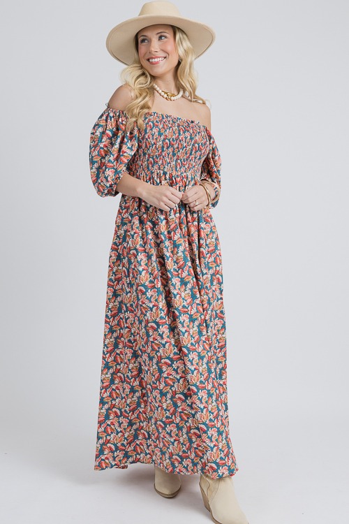 Leaf Print Smock Midi, Teal Mul - 4K7A6280p.jpg