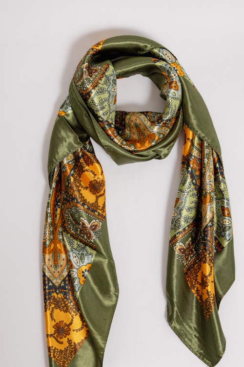 Paisley Silk Scarf, Green - 4K7A6312.jpg