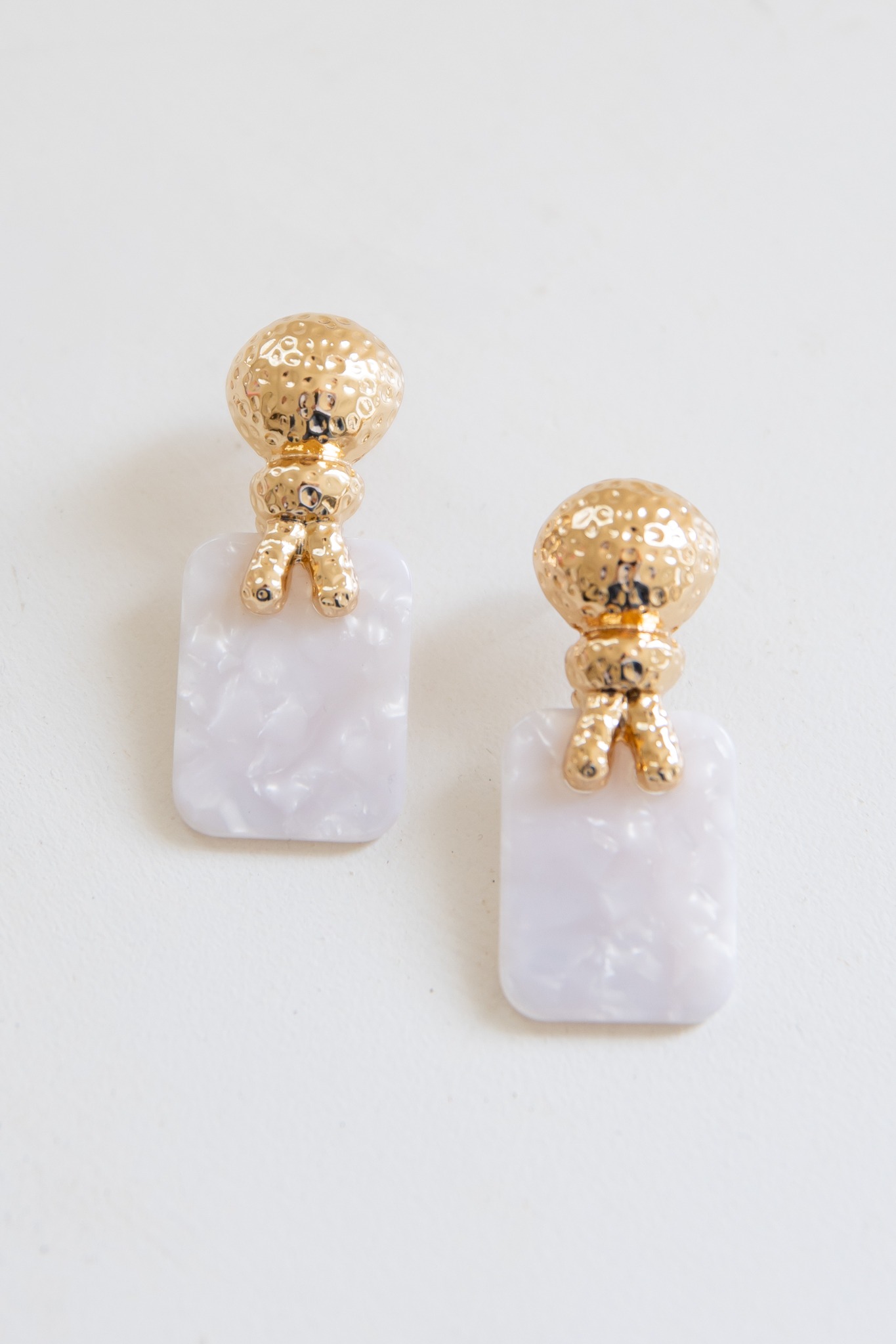 Killian Rope Knot Earring, Ivory