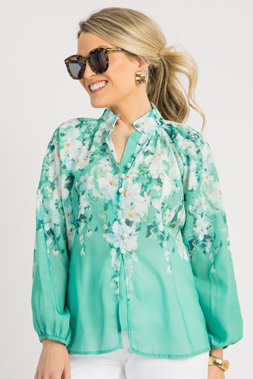 Floral Ruffle Skirt Set, Green - 4K7A6880.jpg