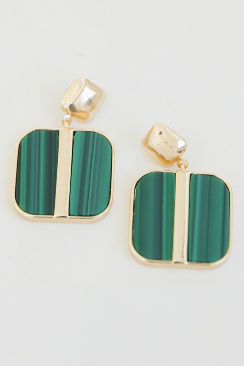 Raise The Bar Earring, Green