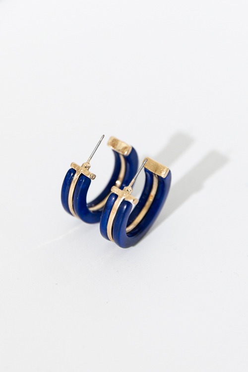 Anna Acrylic Hoop, Royal