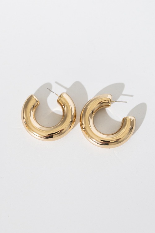 Carla Chunky Hoops, Gold - 4K7A7399-2.jpg