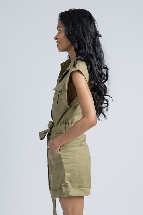 Utility Linen Romper, Olive - 4K7A7417.jpg