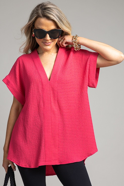 Haley Texture Top, Fuchsia - 4K7A7773h.jpg