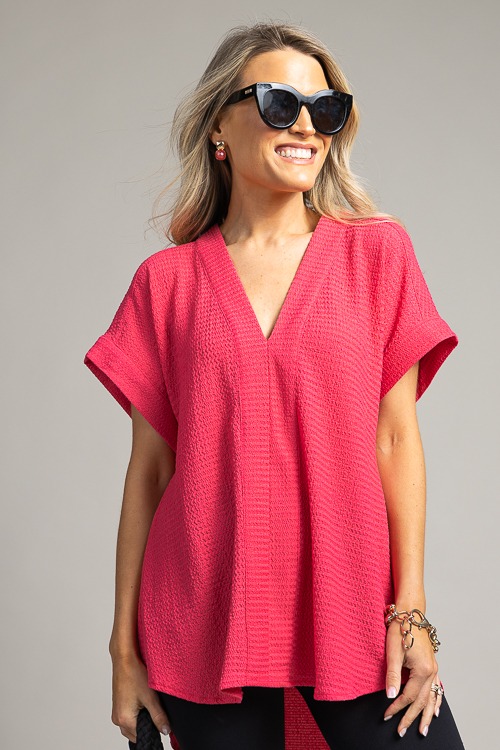 Haley Texture Top, Fuchsia - 4K7A7778.jpg