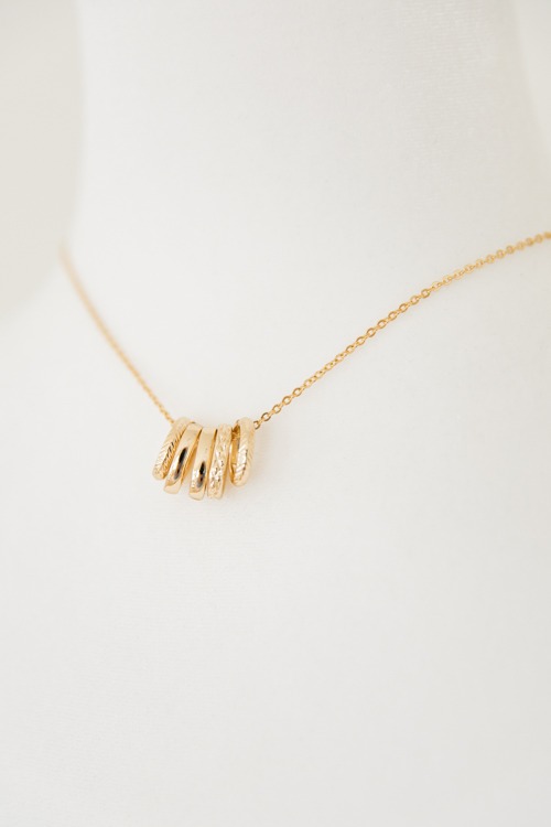 5 Oval Ring Charm Necklace - 4K7A7895.jpg