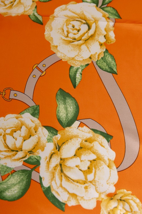 Floral Fever Scarf, Orange - 4K7A7963.jpg
