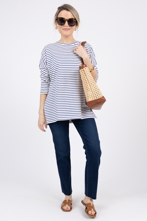 Tate Stripe Tee, Cream/Blue - 4K7A8086.jpg