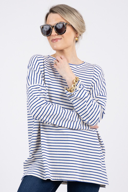 Tate Stripe Tee, Cream/Blue - 4K7A8102.jpg