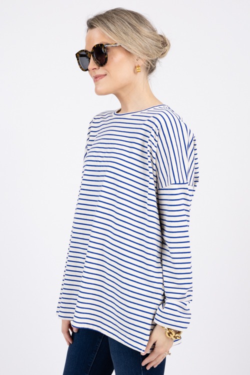 Tate Stripe Tee, Cream/Blue - 4K7A8111.jpg