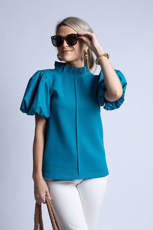 Mixed Media Texture Top, Teal - 4K7A8166- (4)p.jpg