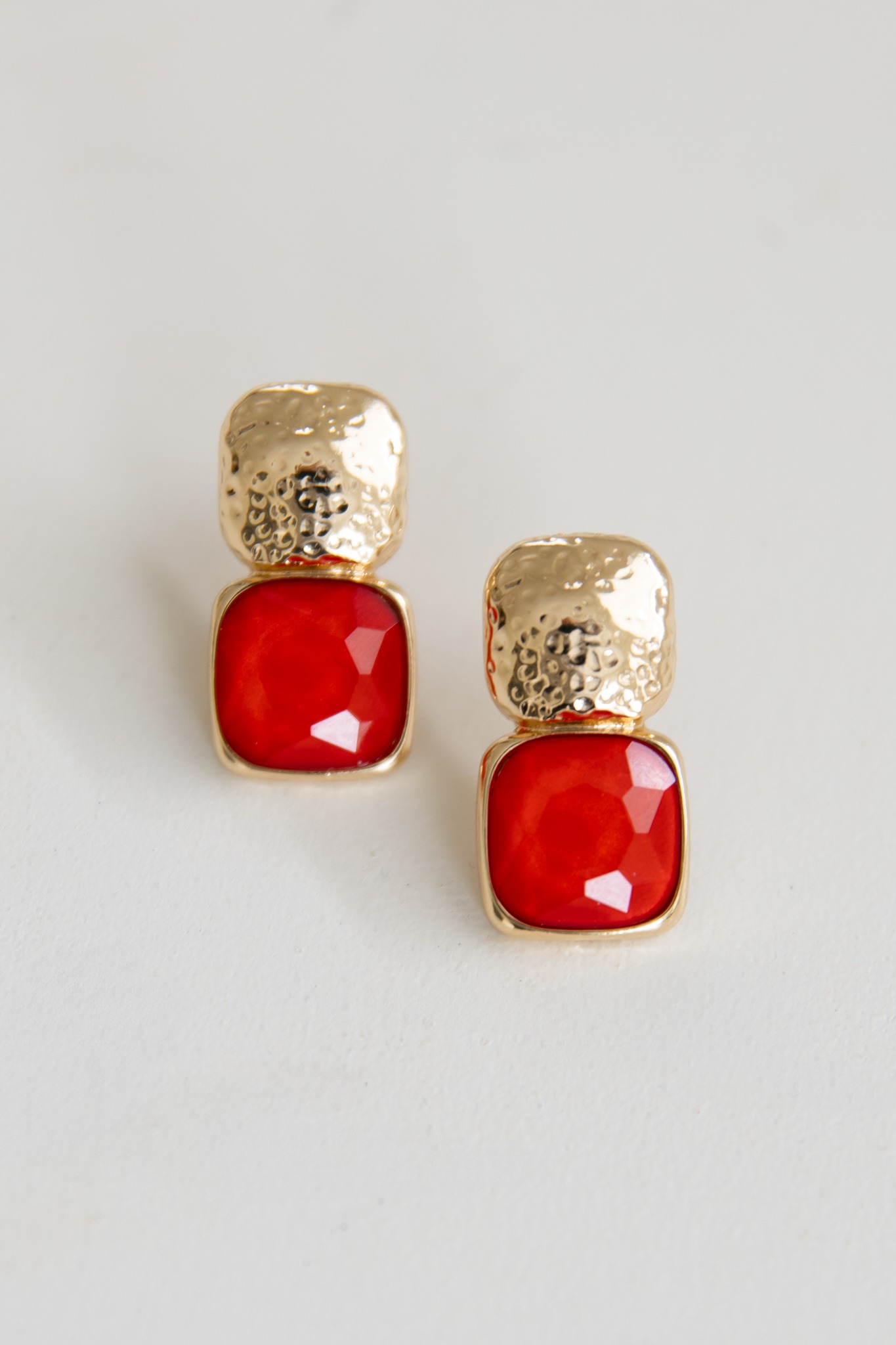 Gemma Stone Earring, Red - 4K7A8286.jpg