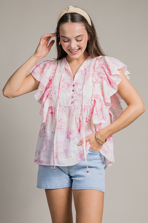 Toile Embroidery Top, Pink - 4K7A8327.jpg