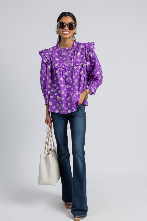 Estelle Floral Shirt, Purple - 4K7A8413- (11).jpg