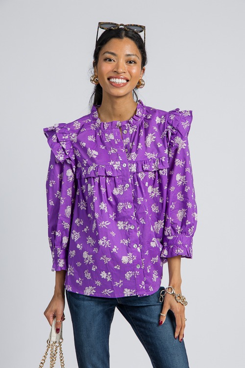 Estelle Floral Shirt, Purple - 4K7A8413- (13).jpg