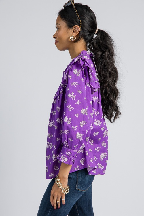 Estelle Floral Shirt, Purple - 4K7A8413- (17).jpg