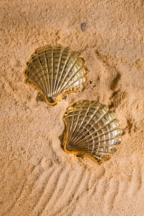 Sally Shell Earring, Gold