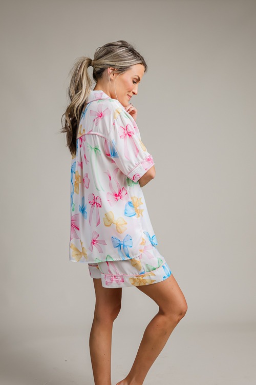 Bows Satin PJ Set, White Multi - 4K7A8453.jpg