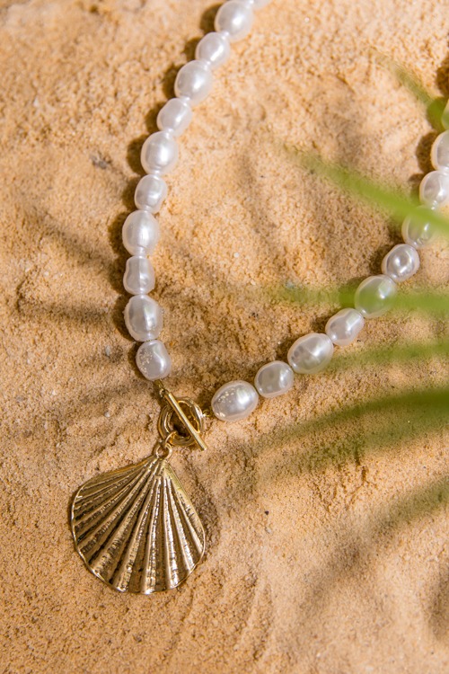 Beaded Shell Necklace