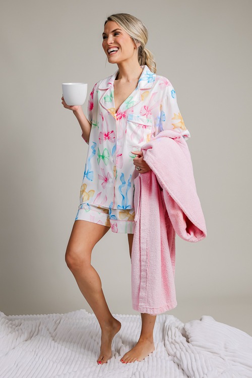 Bows Satin PJ Set, White Multi - 4K7A8480.jpg