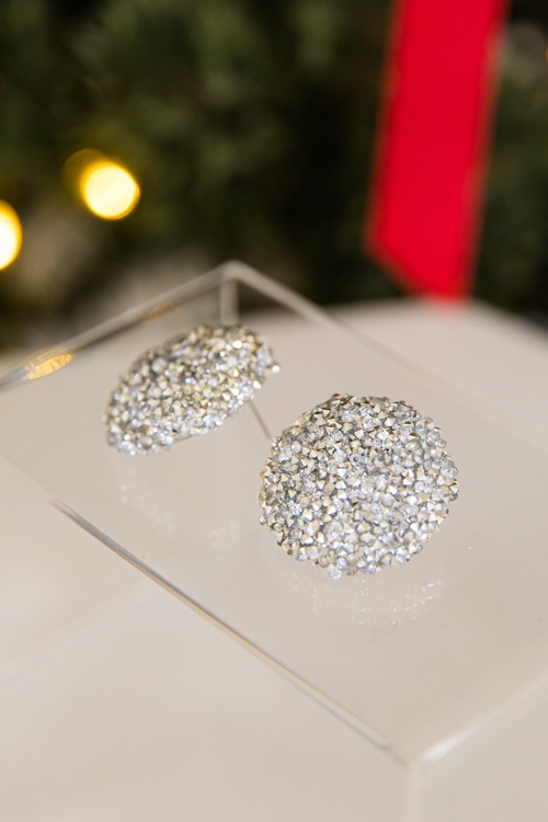 Round Glitz Earrings