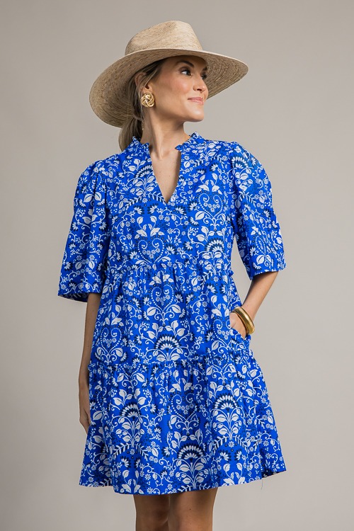Dixie Floral Dress, Blue White - 4K7A8744- (5).jpg