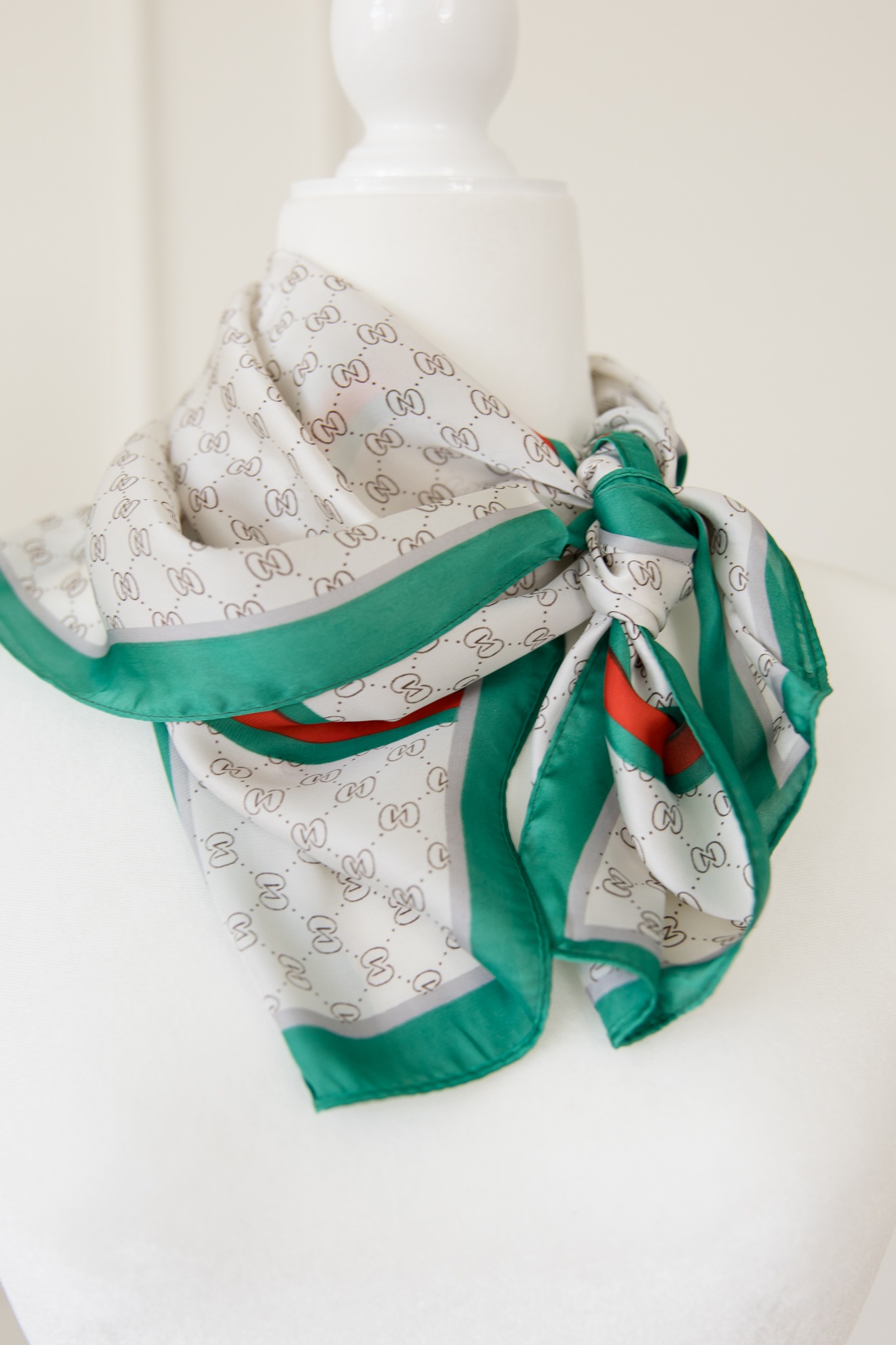 Green Multi Printed Scarf