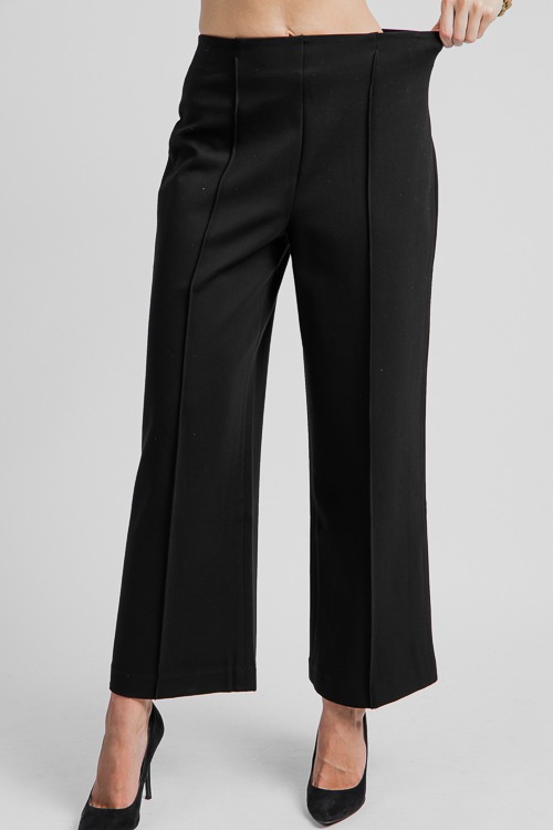 Spanx Ponte Wide Leg Pants, Black