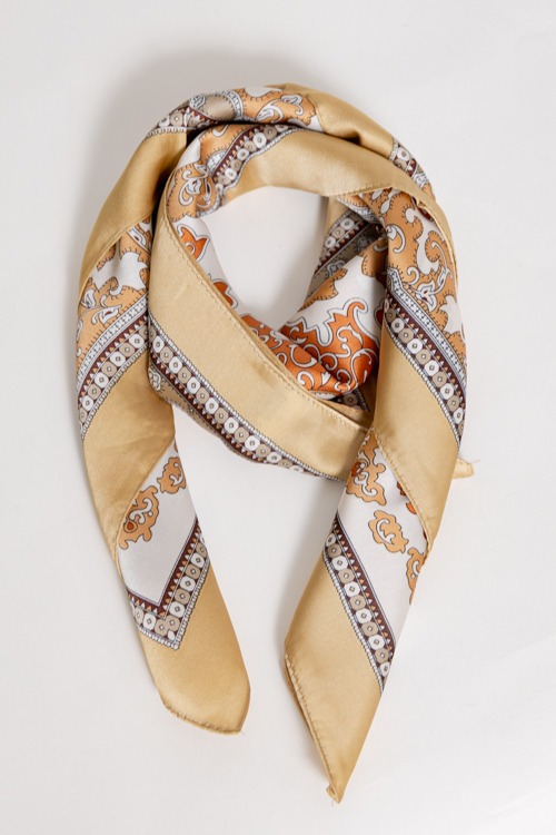 Hannah Patterned Scarf, Beige - 4K7A8814.jpg