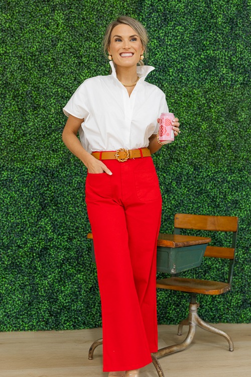 Patch Pocket Twill Pants, Red - 4K7A8852h for pants.jpg