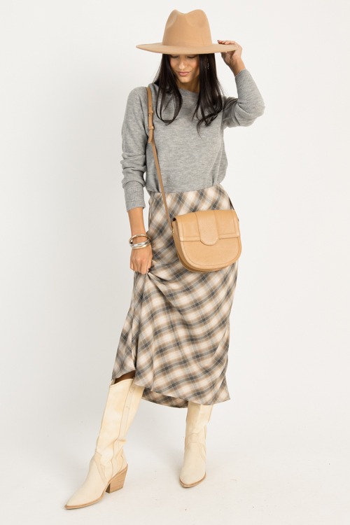 Plaid Timing Midi Skirt, Charcoal - 4K7A8960.jpg