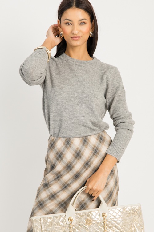 Plaid Timing Midi Skirt, Charcoal - 4K7A8979.jpg